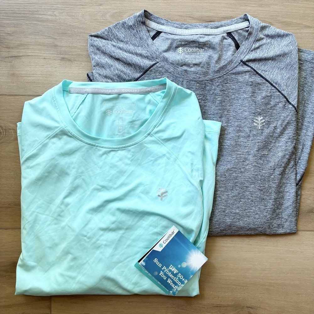 Coolibar Devi Long Sleeve Fitness Workout UPF 50 Shirt NWT Bundle Womens XL